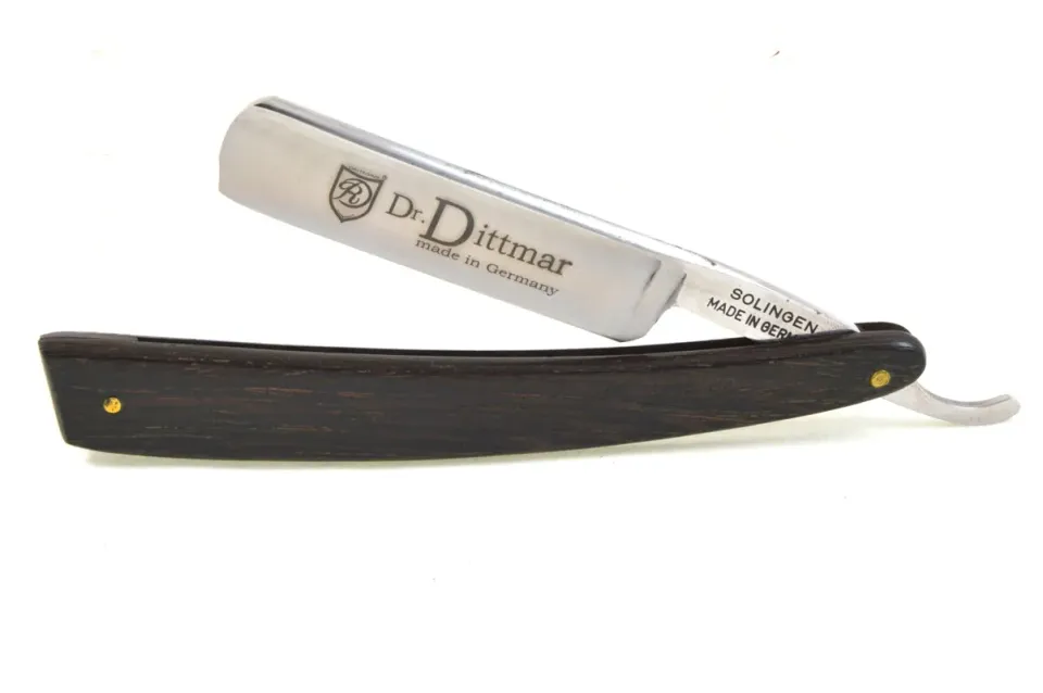 Dr. Dittmar wenge rakkniv 5/8 kolstål slipad