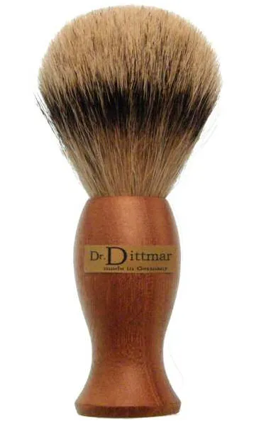 Dr. Dittmar Barber Style rakborste ceder silvertip