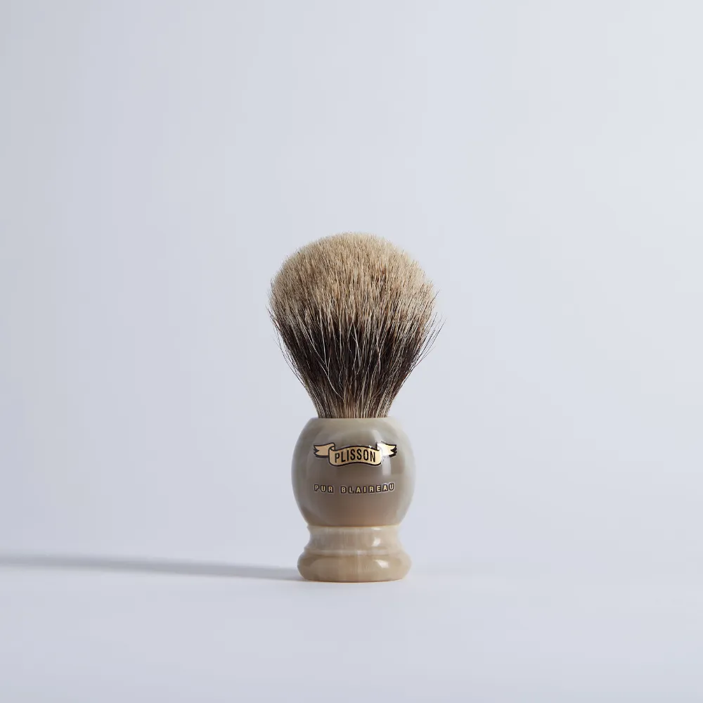 Plisson 1808 Corne rakborste horn grå stl 12 fast