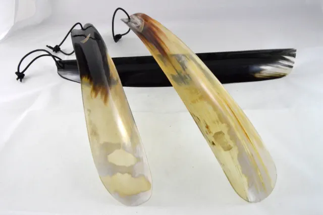 Dr. Dittmar Skohorn äkta horn 40 cm brett
