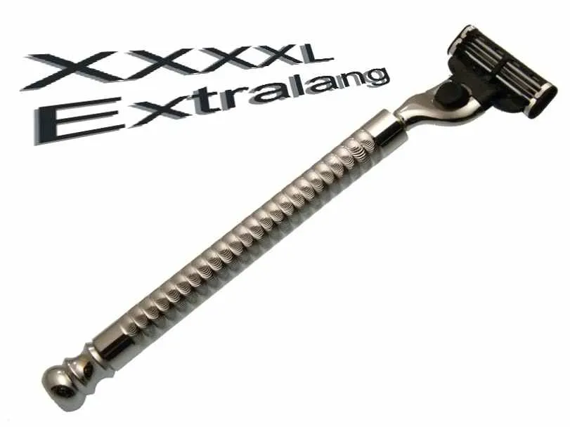 Dr. Dittmar rakhyvel mässing XXXXL 17 cm Mach3