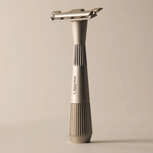 LEAF Shave Thorn rakhyvel single edge silver