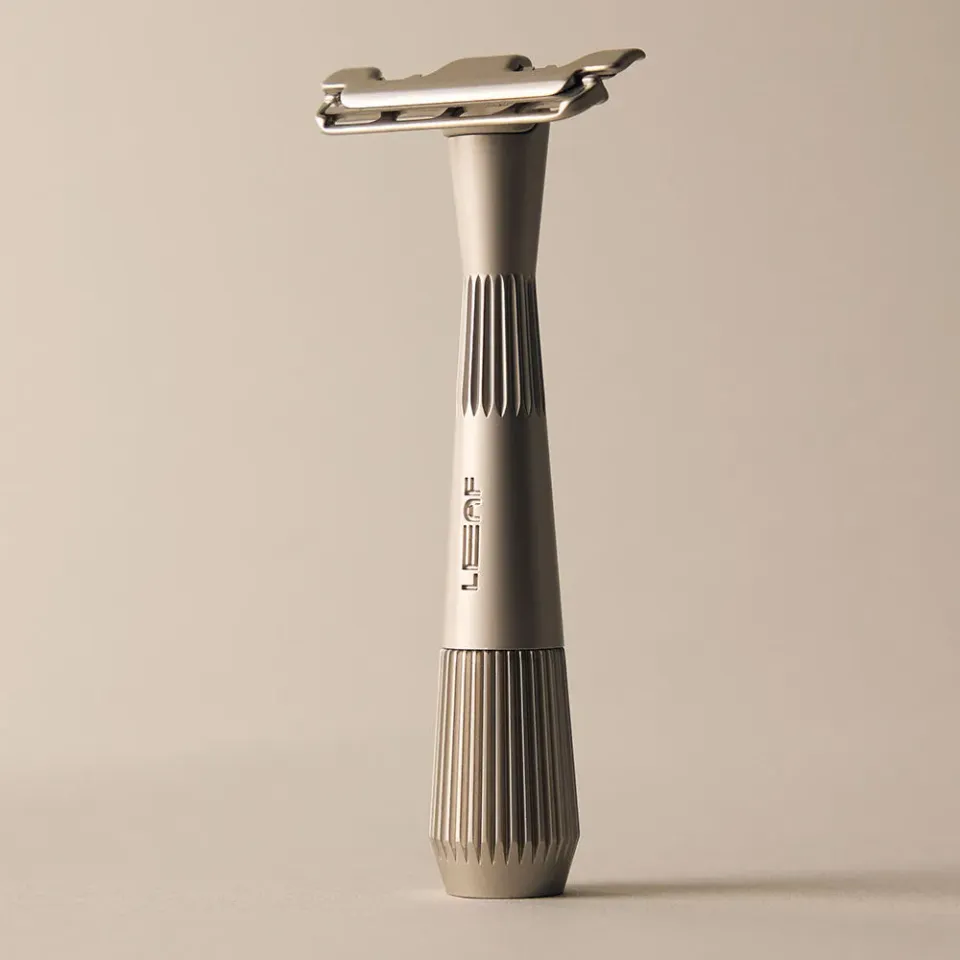 LEAF Shave Thorn rakhyvel single edge silver