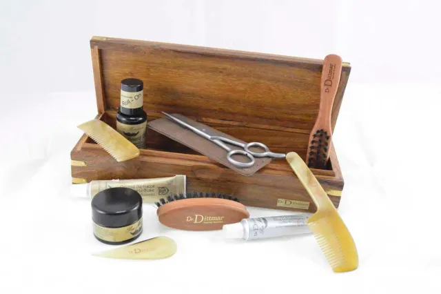 Dr. Dittmar Super Deluxe skäggset palisander 9 delar