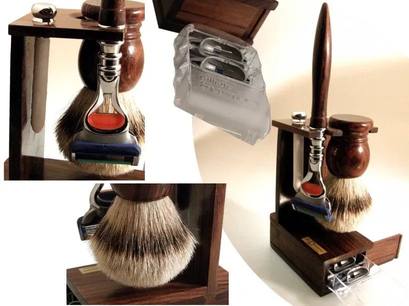 Dr. Dittmar rakset 5-delar jakaranda Fusion silvertip
