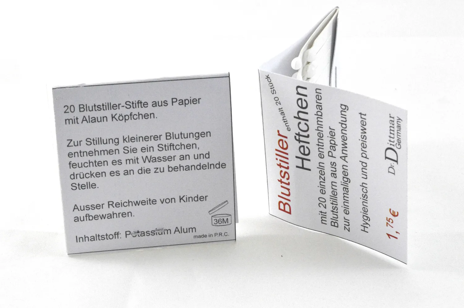 Dr. Dittmar Alum blodstillare 20-pack kaliumalun
