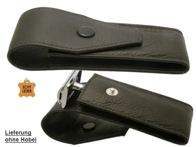 Dr. Dittmar rakhyvelfodral nappaläder 11 cm