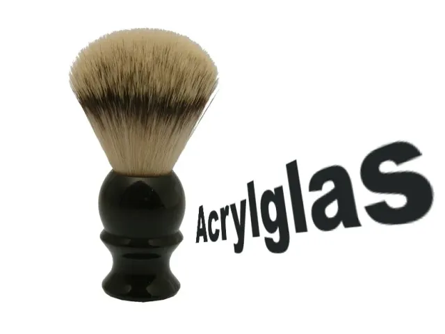 Dr. Dittmar English rakborste vegan syntet svart 22 mm
