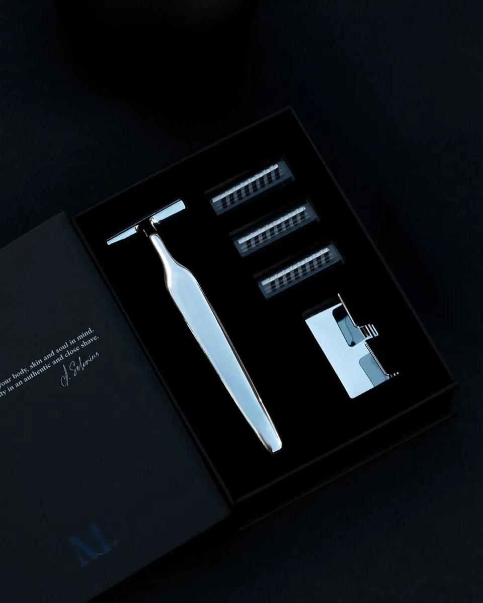 Melle Razor Kit rakhyvelset svart