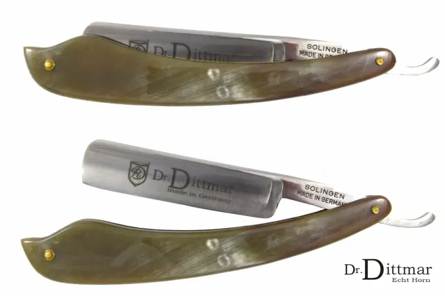Dr. Dittmar rakkniv kolstål 5/8 irish horn