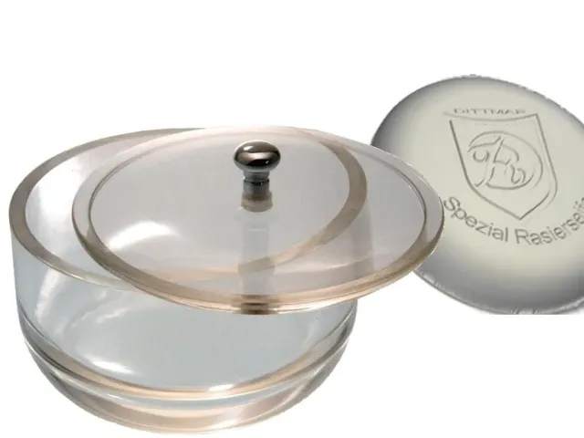 Dr. Dittmar rakskål akrylglas stor transparent