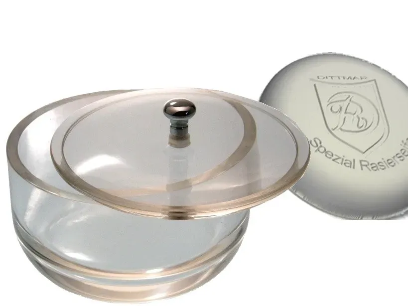 Dr. Dittmar rakskål akrylglas stor transparent