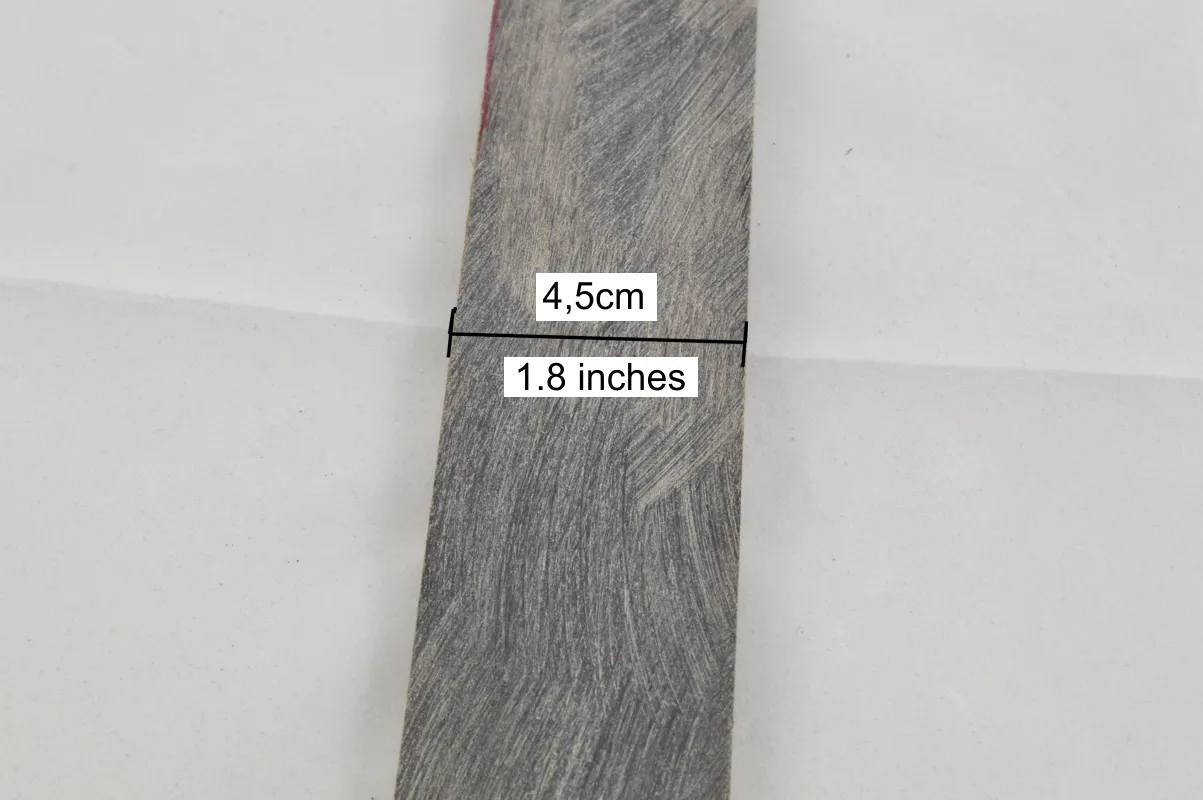 Dr. Dittmar buffelhorn platta 45 cm extra kraftig 6,3 mm