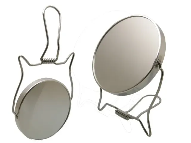 Dr. Dittmar spegel metall 9 cm stående och hängande
