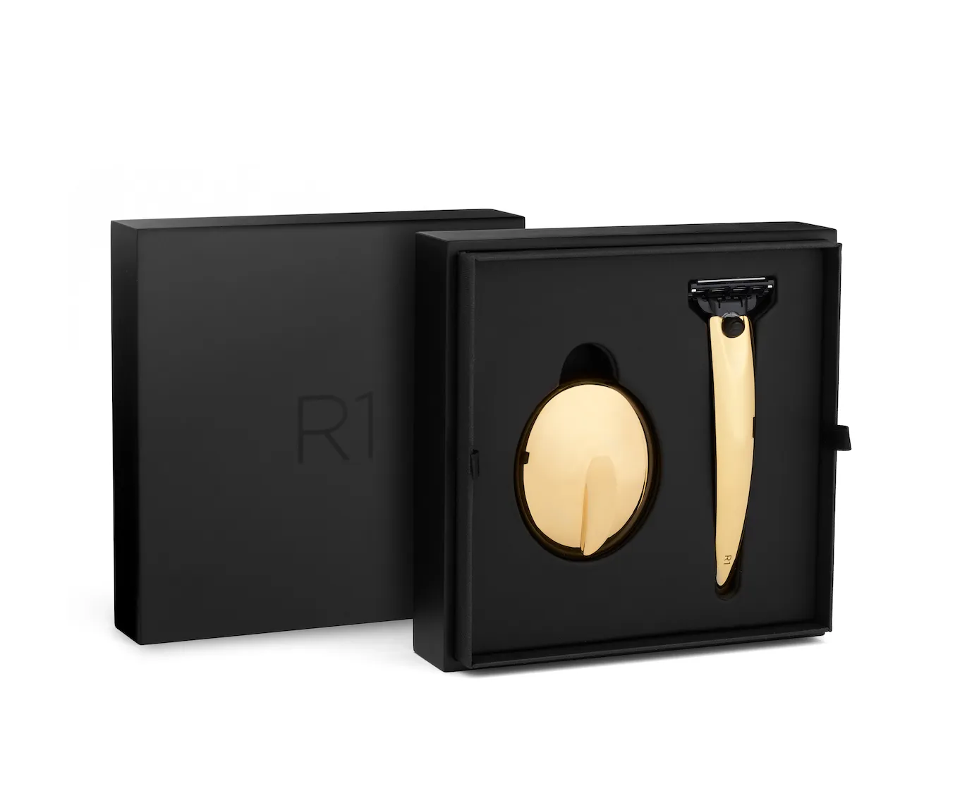 Bolin Webb R1 Gold 24ct rakhyvel med ställ Mach3