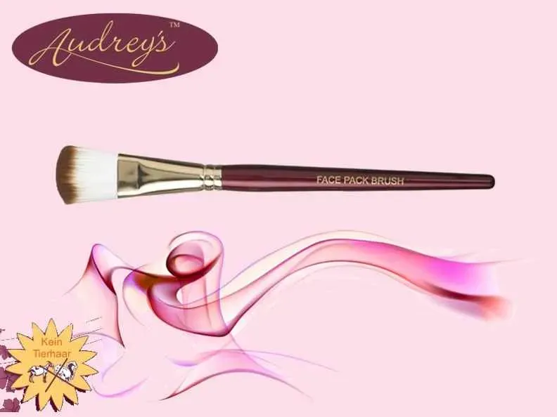 Audrey's Foundation makeupborste nylon tunn applicering