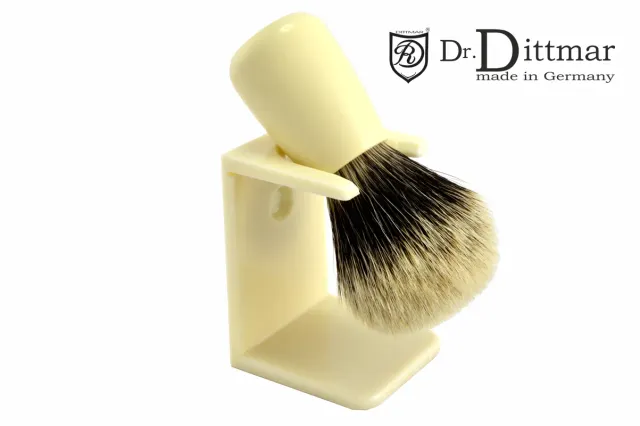Dr. Dittmar rakborste antikvit 2-band silvertip 22,5 mm