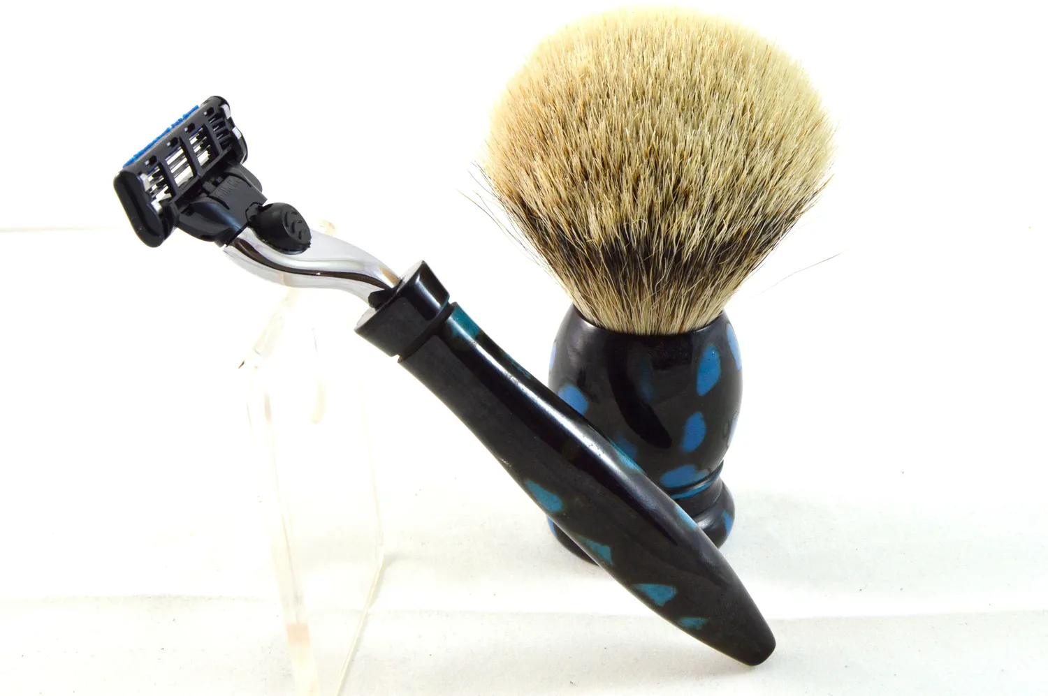Dr. Dittmar Premium Silvertip rakborste resin 25,5 mm