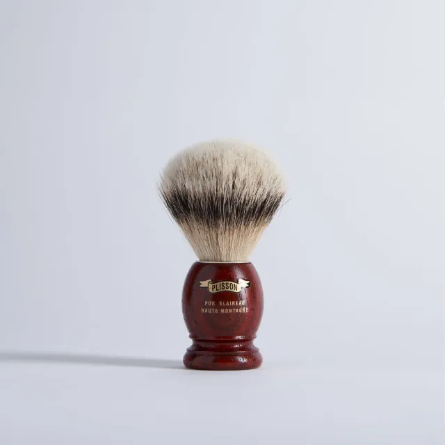Plisson Original rakborste padouk 12 bergsbåd