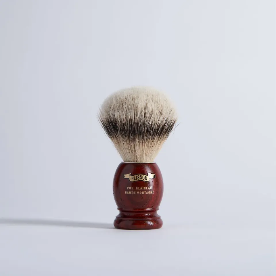 Plisson Original rakborste padouk 12 bergsbåd