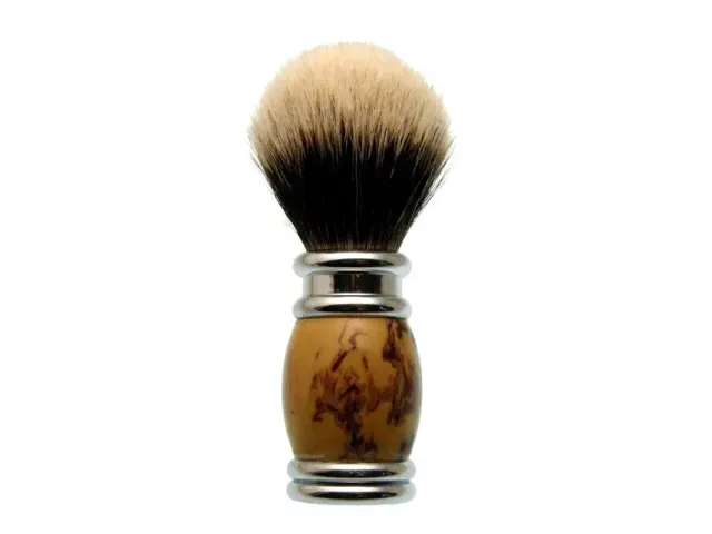 Dr. Dittmar 104 rakborste acetat krom 2-band silvertip