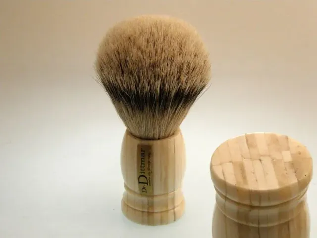 Dr. Dittmar Bone rakborste silvertip 24 mm