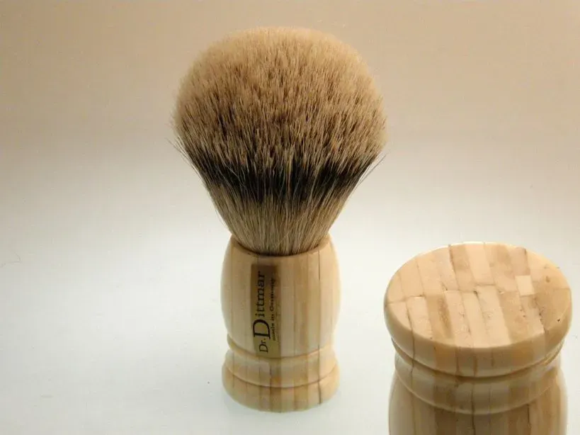 Dr. Dittmar Bone rakborste silvertip 24 mm