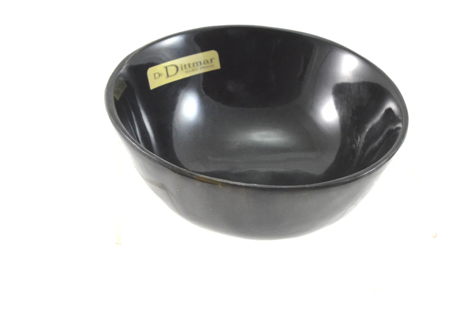 Dr. Dittmar rakskål buffelhorn 90 mm polerad