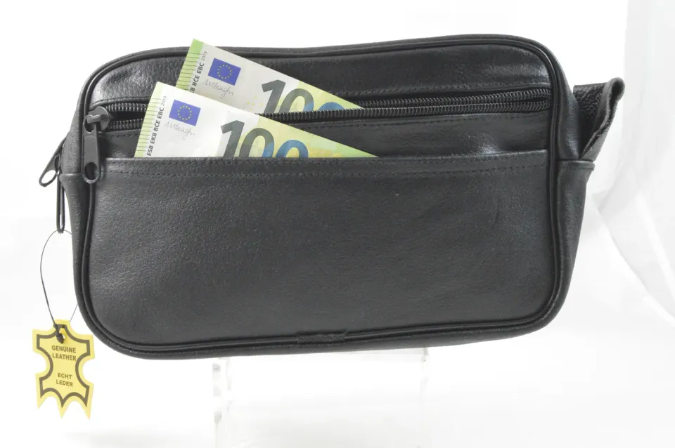 Dr. Dittmar necessär läder S 22 cm äkta kohud