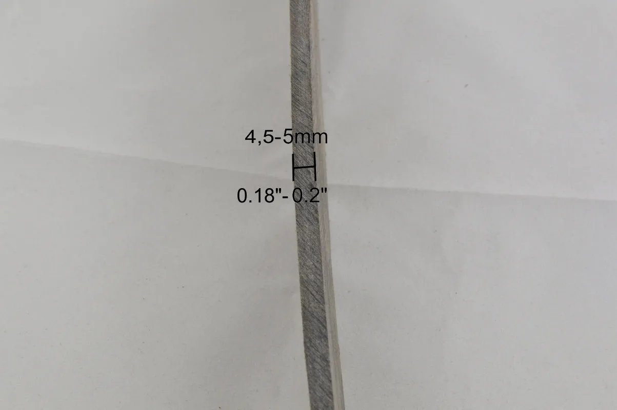 Dr. Dittmar hornplatta buffelhorn 40 cm 4 mm