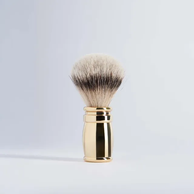 Plisson 1808 Joris rakborste guld äkta borst