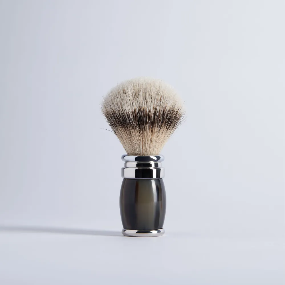 Plisson 1808 Horn Palladium rakset 3-del Fusion borste 12