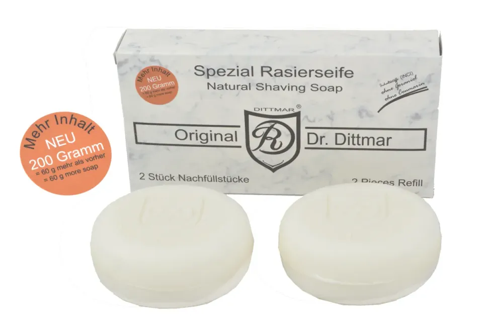 Dr. Dittmar Special raktvål refill 2-pack mild
