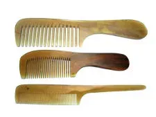 Dr. Dittmar skaftkam set äkta horn 3-pack