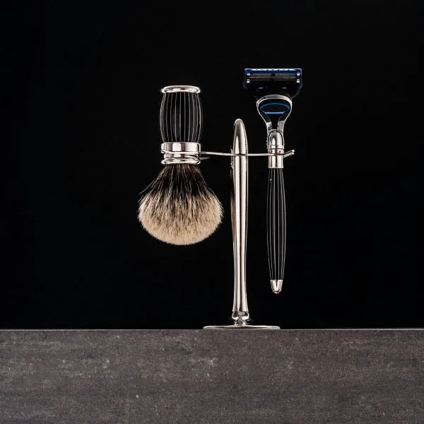 Plisson 1808 Joris Rétro rakhyvel Fusion svart