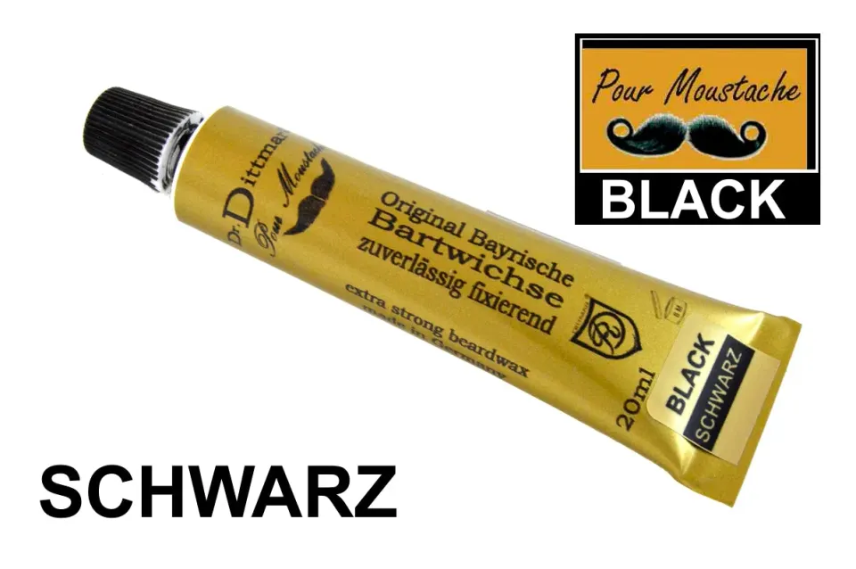 Dr. Dittmar Bavarian Black skäggvax 20 ml stark stadga