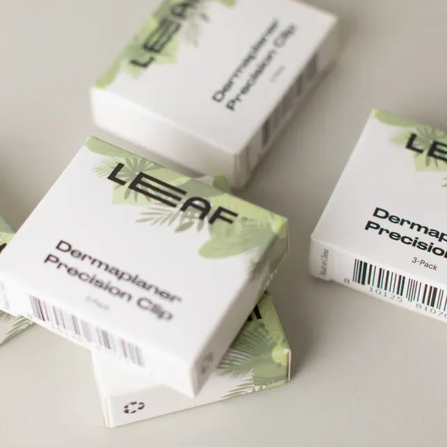 LEAF Precision Clip dermaplaner 3-pack skydd