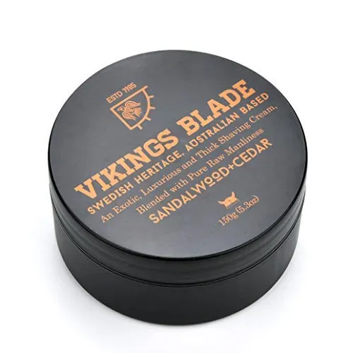 Vikings Blade Sandalwood Cedar rakkräm 5,3 oz sandelträ