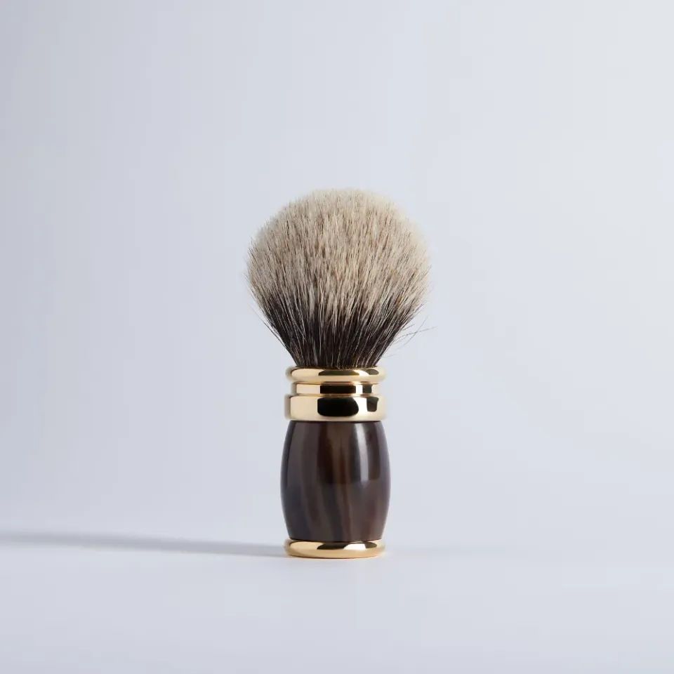 Plisson 1808 Joris Corne Or rakborste horn stl 12