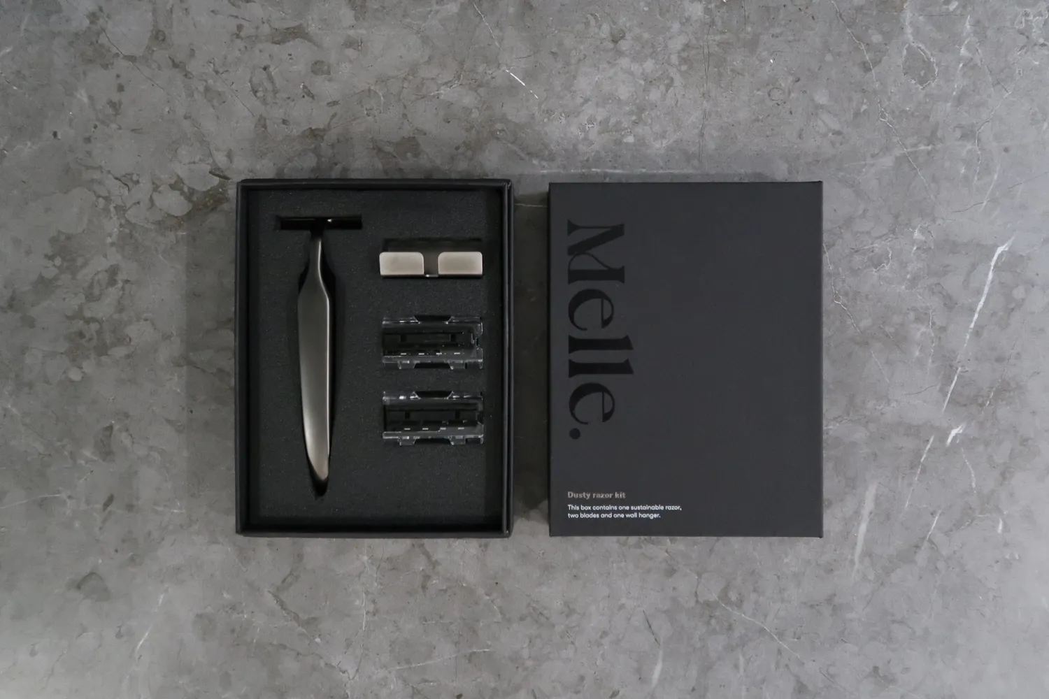Melle Razor Kit rakhyvelset svart