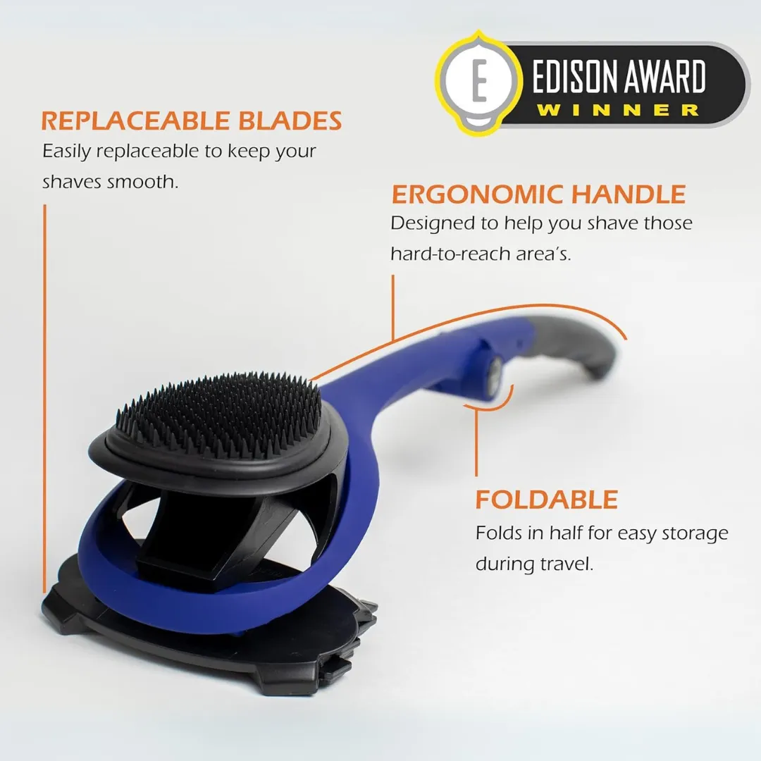 BaKblade 2.0 Elite Plus rygghyvel med 3 blad våt torr