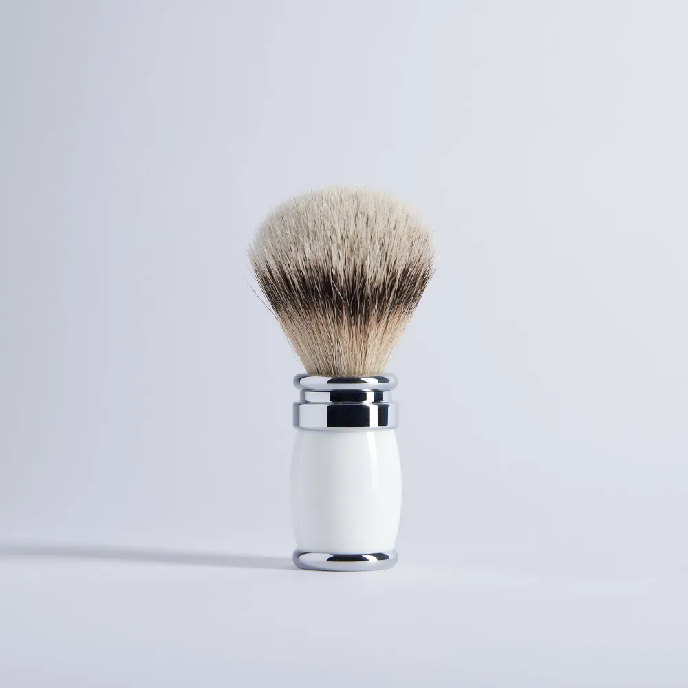 Plisson 1808 Joris rakborste vit lack mjuk 12