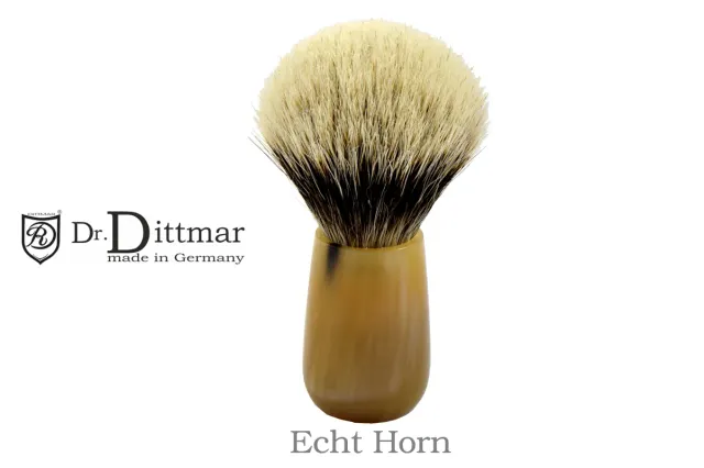 Dr. Dittmar Obelisk rakborste ljust horn two-band 24 mm