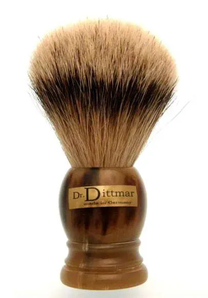 Dr Dittmar Irish Horn rakborste silvertip kohorn