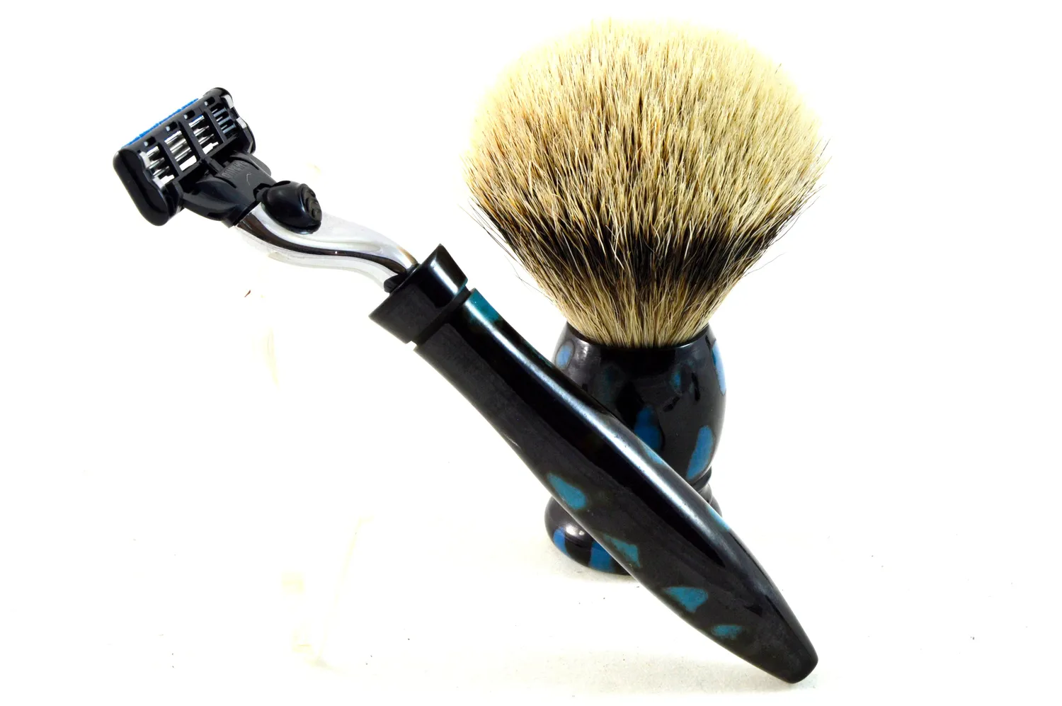 Dr. Dittmar Premium Silvertip rakborste resin 25,5 mm