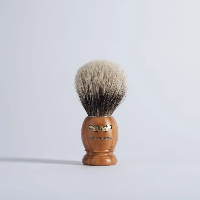 Plisson 1808 Olivier rakborste olivträ stl 12