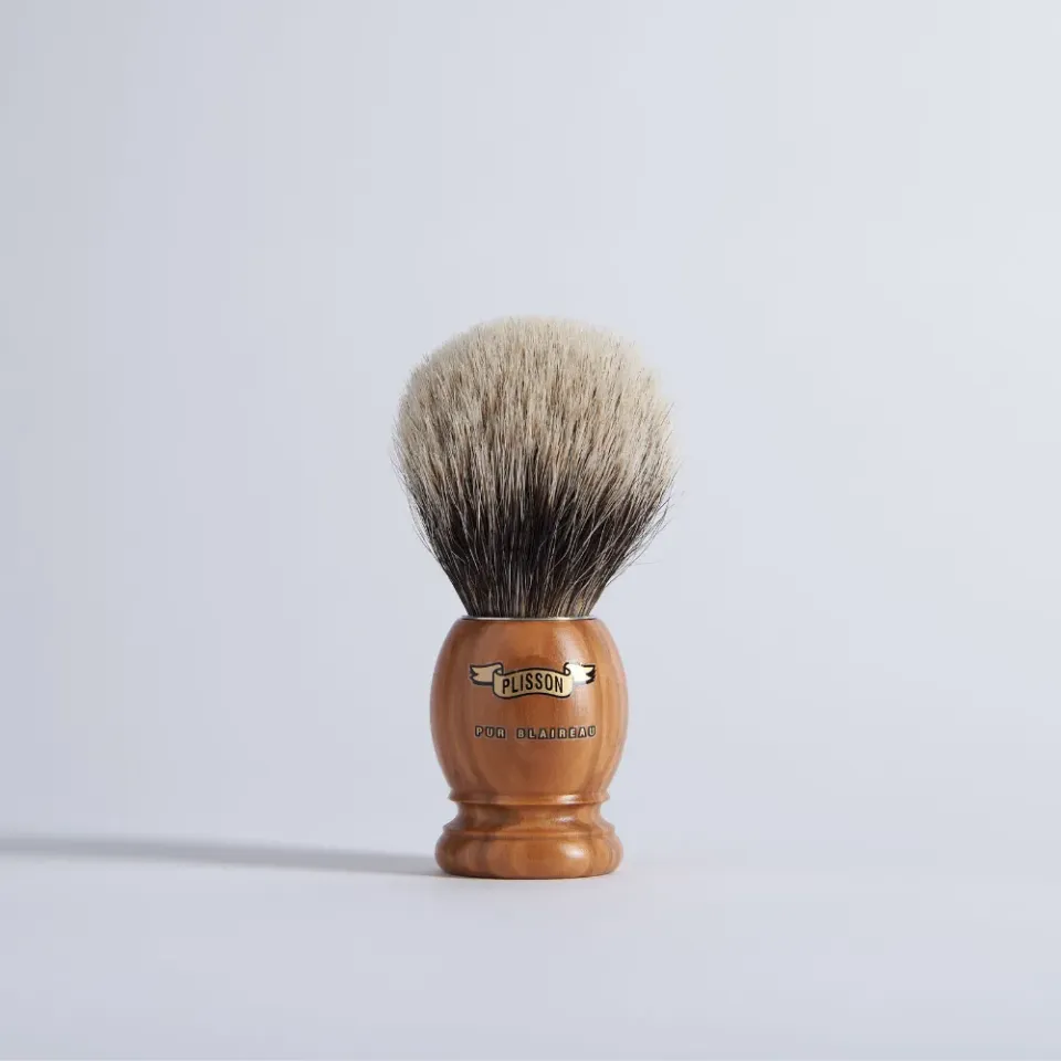 Plisson 1808 Olivier rakborste olivträ stl 12