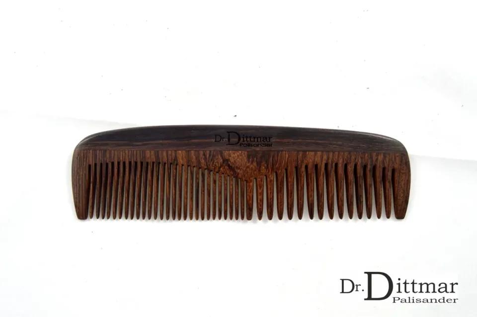 Dr. Dittmar fickkam palisander 14,5 cm dubbelsidig