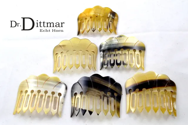 Dr. Dittmar instickskam äkta horn 75 mm watusi