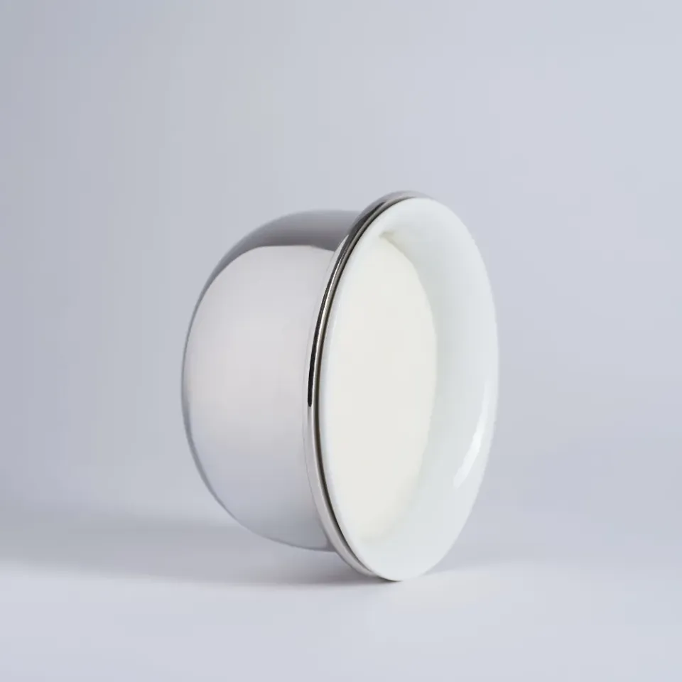 Plisson 1808 rakskål porslin palladium 85 mm